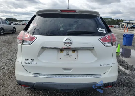 2016 Nissan Rogue S из США, поврежденный, VIN KNMAT2MV6GP675480